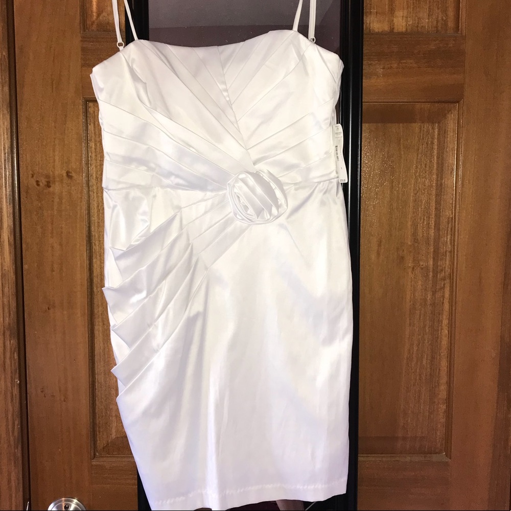 White formal dress